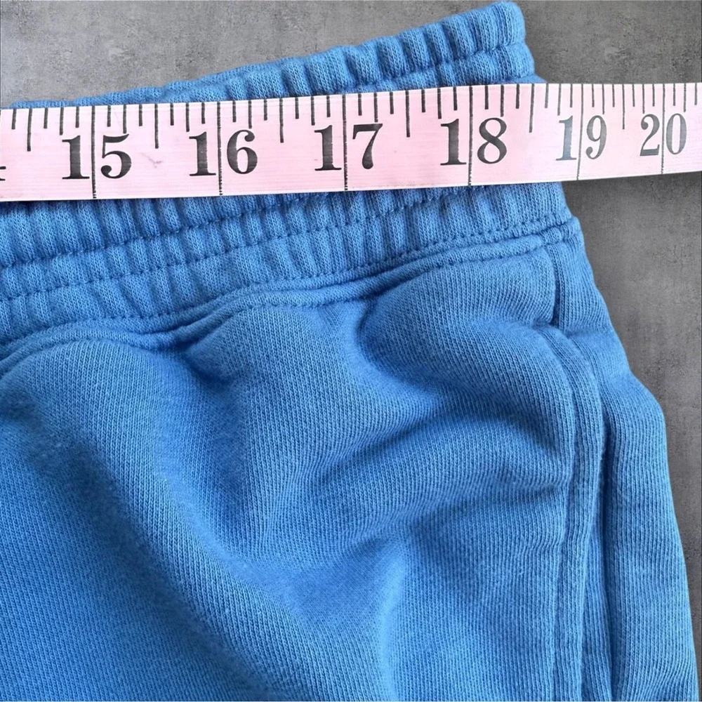 GAP French Terry Sweat Shorts XL Blue Elastic Drawstring Waist Comfort Pull-on